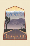 Death Valley National Park, California - Lithograph - Contour