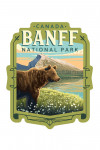 Banff National Park, Canada - Painterly - Mount Rundle & Bear - Contour