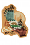 Sacramento, California - State Photomontage - Contour