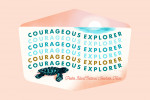 Padre Island National Seashore, Texas - Courageous Explorer Collection - Turtle - Contour - Lantern Press Artwork