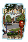 Franklin, Tennessee - Montage - Contour - Lantern Press Artwork
