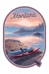 Montana - Glassy Sunrise - Kayak - Contour