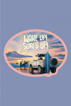 Lithograph - Wake Up! Surf's Up! - Surfers on Beach - Contour