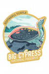 Big Cypress National Preserve, Florida - Softshell Turtle - Graphic Pastel - Contour - Lantern Press Artwork
