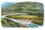 Denali National Park & Preserve, Alaska - Kantishna Mining District - Watercolor