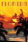 Florida - Palm Tree Sunset