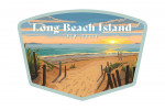 Long Beach Island, New Jersey - Painterly - Sand Soul Sun - Beach Path - Contour