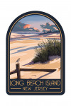 Long Beach Island, New Jersey - Sand & Beachgrass - Contour