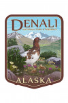 Denali National Park & Preserve, Alaska - Ptarmigan - Contour