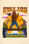 Washington - Smokey Bear & Friends - Only You - Mid-Century Inspired - Contour