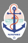 Newport, Rhode Island - Dockside Series - Anchor - Contour