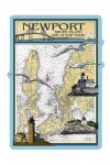 Newport, Rhode Island - Nautical Chart - Contour