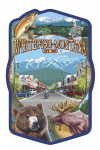 Whitefish, Montana - Town Views Montage - Contour