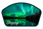 Skagway, Alaska - Photography - Northern Lights over Lake - Contour
