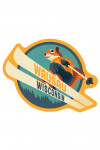 Wausau, Wisconsin - Animal Activities Series - Ski Squirrel - Contour