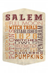 Salem, Massachusetts - Typography - Contour