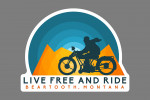 Beartooth, Montana - Live Free & Ride - Motorcycle - Contour