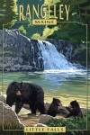 Rangeley, Maine - Painterly - Little Falls