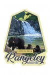 Rangeley, Maine -  Painterly - Little Falls - Contour