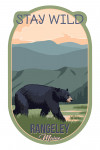 Rangeley, Maine - Bear & Mountains - Stay Wild - Contour