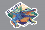 St Marys, Georgia - Vivid - Alligator - Contour
