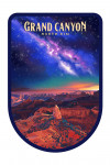 North Rim, Arizona - Oil Painting - Canyon with Stars and Milky Way - Grand Canyon North Rim - Contour
