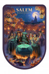 Salem, Massachusetts - Oil Painting - Witch's Gathering - Contour