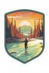 Whitefish, Montana - This is Living - Fishing with Mountain - Contour
