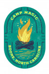 Boone, North Carolina - Lake Life Series - Camp Magic - Contour