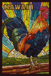 Hawai'i - Rooster - Mosaic