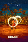 Hawai'i - Fire Poi - Painterly