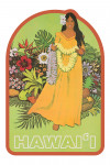Hawaii - Welcome with Lei - Contour
