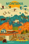 Montana - Geometric - The Mountains Are Calling