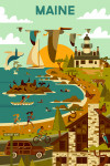 Maine - Geometric - Coastal