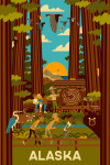 Alaska - Geometric - Forest