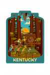 Kentucky - Geometric - Forest - Contour