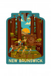 New Brunswick - Geometric - Forest - Contour