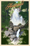 Hawai'i - Lithograph - Tropical Falls