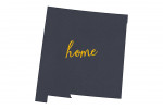 New Mexico - Home State - Gray on White