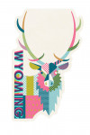 Wyoming - Roosevelt Elk - Patterned  - Contour