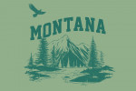 Montana - Artist's Sketchbook - Mountainscape