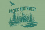 Pacific Northwest - Artist's Sketchbook - Mountainscape