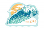 Texas - Distressed Ink - Perfect Wave - Contour