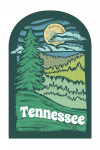 Tennessee - Chalk Art - Evergreen Treescape - Contour