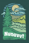 Nunavut - Chalk Art - Evergreen Treescape
