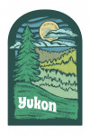 Yukon - Chalk Art - Evergreen Treescape - Contour