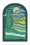 Newfoundland - Chalk Art - Evergreen Treescape - Contour