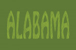 Alabama - Outdoor Typography - Woodgrain Type