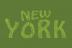 New York - Outdoor Typography - Woodgrain Type