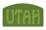 Utah - Outdoor Typography - Woodgrain Type - Contour